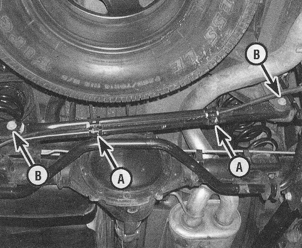 Chevrolet Silverado Suspension and steering systems _ Track bar mounting details